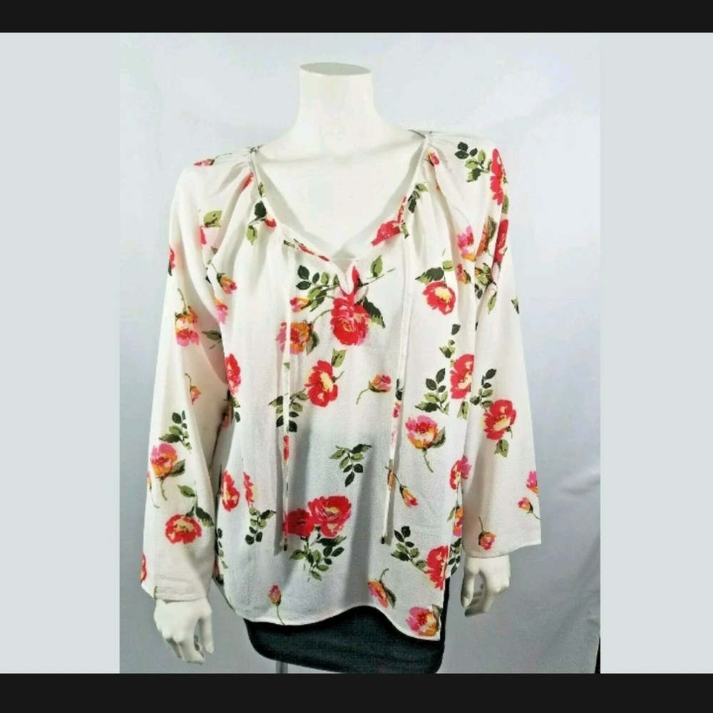 Boho Floral Light Weight Loose Fit Blouse